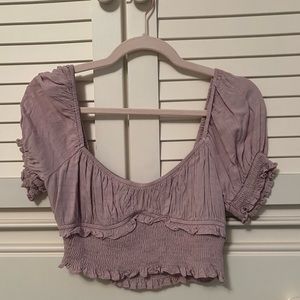 Boutique mauve top
